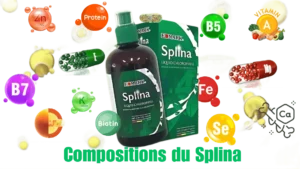 Edmark Splina - Elixir de Vitalité ✨ 10Edmark.fr - Beauté santé, bien être Composition du splina, apport en nutriment, vitamines et sell mineraux