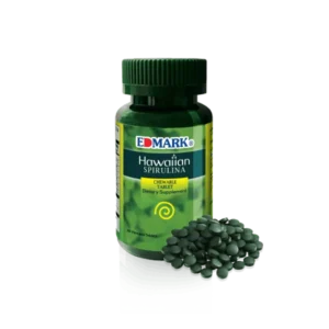 Edmark Spiruline Hawaïenne – Flacon de 250g pour Énergie et Santé Cardiovasculaire